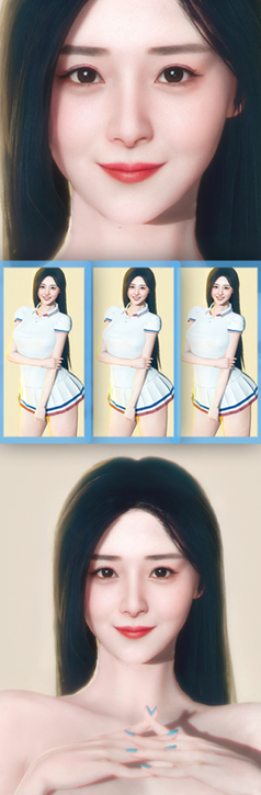 M192 许愿  hs2捏脸数据明星级别捏脸人物卡下载