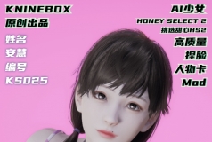 邻家有女初成长丰满青涩AI少女honey select2人物卡MOD安慧KS025