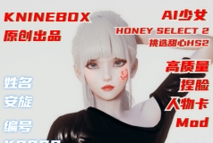 夜店不良少女AI少女MODhoney select2高质量人物卡MOD 安旋 编KS002