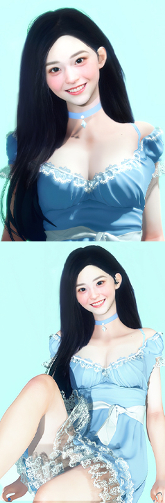 M224 心雨 hs2真人照片级别完美人物卡