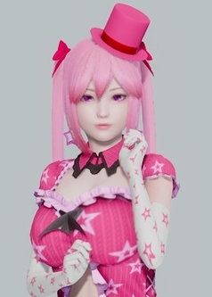 AI少女honey select 2人物卡mod捏脸 魔术少女