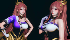 【免费】王者荣耀 伽罗 人物卡+MOD