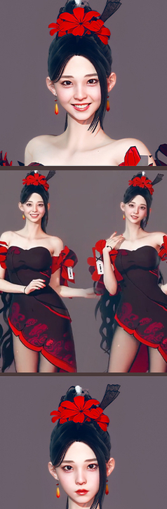 M305 烬花 原创honey select2高品质人物卡下载[